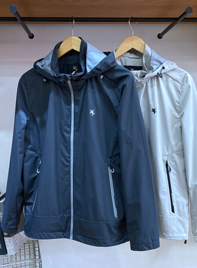 保罗彼得2025春装新款男士夹克可拆卸帽子简约 休闲百搭BJEA73651