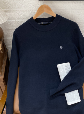 针织圆领男士保罗彼得专柜正品加厚加绒简约保暖舒适YXEDZ00790