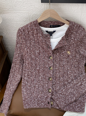 保罗彼得专柜正品女士针织开衫软糯亲肤 贴身不扎 舒适UKECZ00350