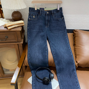 保罗彼得专柜正品新款男士牛仔裤秋冬款抓绒保暖舒适KEECN00160