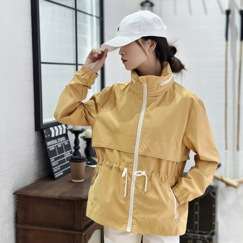 保罗彼得女士2025春装新款外套 户外休闲舒适百搭隐藏帽YIEA73812,女装/女士精品,短外套,淘宝优惠券,粉丝福利购,淘宝优惠卷