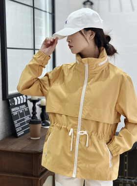 保罗彼得女士2025春装新款外套 户外休闲舒适百搭隐藏帽YIEA73812