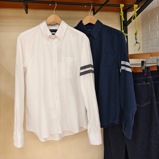 专柜同款 全棉舒适 男式 衬衫 简约舒适RC0803560 翻领长袖 DIV.POLO