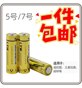 5号7号电池碱性儿童玩具电视遥控器燃气表智能锁电子锁密码锁电池