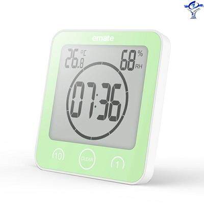 Shower Room number Wall clock Electronics Temperature and humidity timer Mute waterproof kitchen sucker clocks and watchesin the Electrical life , Other home appliances , Electronic hygrometer  category - from Buy2taobao.com to provide professional Taobao agent buy service