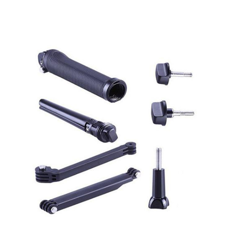 三向支架山狗小蚁三折臂自拍杆3-way配件实心三向调节臂GoPro