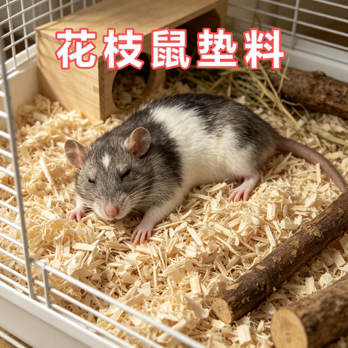 花枝鼠专用垫材木屑爬宠饲养箱垫料保温取暖木屑白杨木纤维无尘