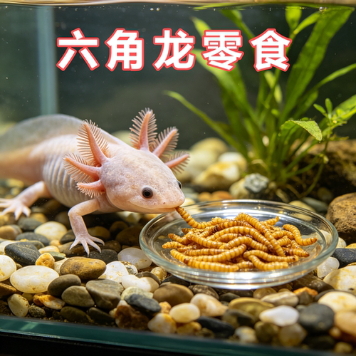 六角龙专用虾干食物鱼干面包虫干食用爬宠粮食冻干宠物零食营养