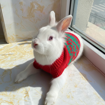 小兔子专用保暖毛衣秋冬天