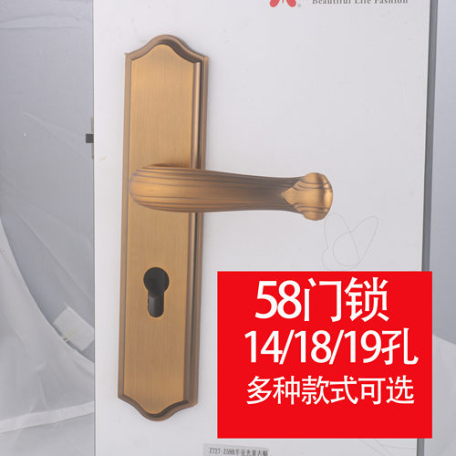 青古铜卧室静音通用型老式拉手