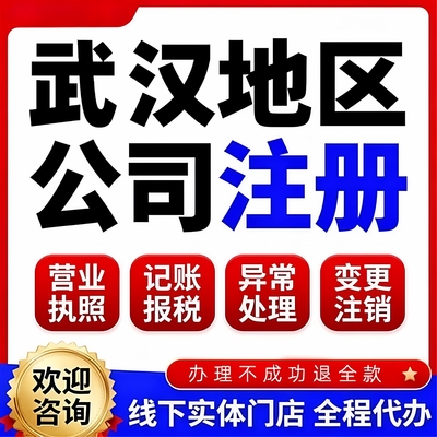 武汉公司注册工商变更记账报税