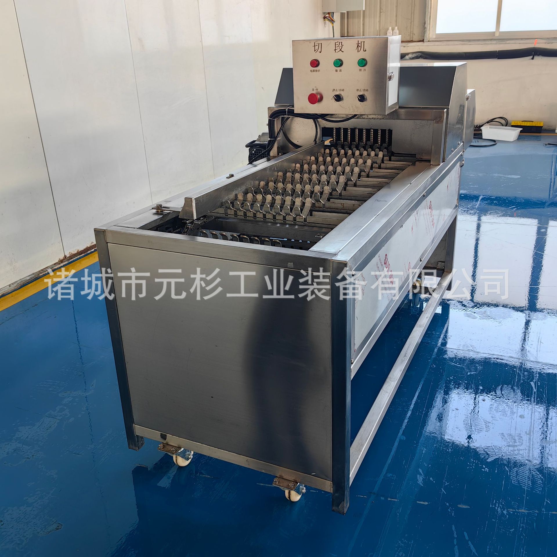 不锈钢果蔬切段机 商用黄瓜韭黄切段机 不锈钢贡菜切段机