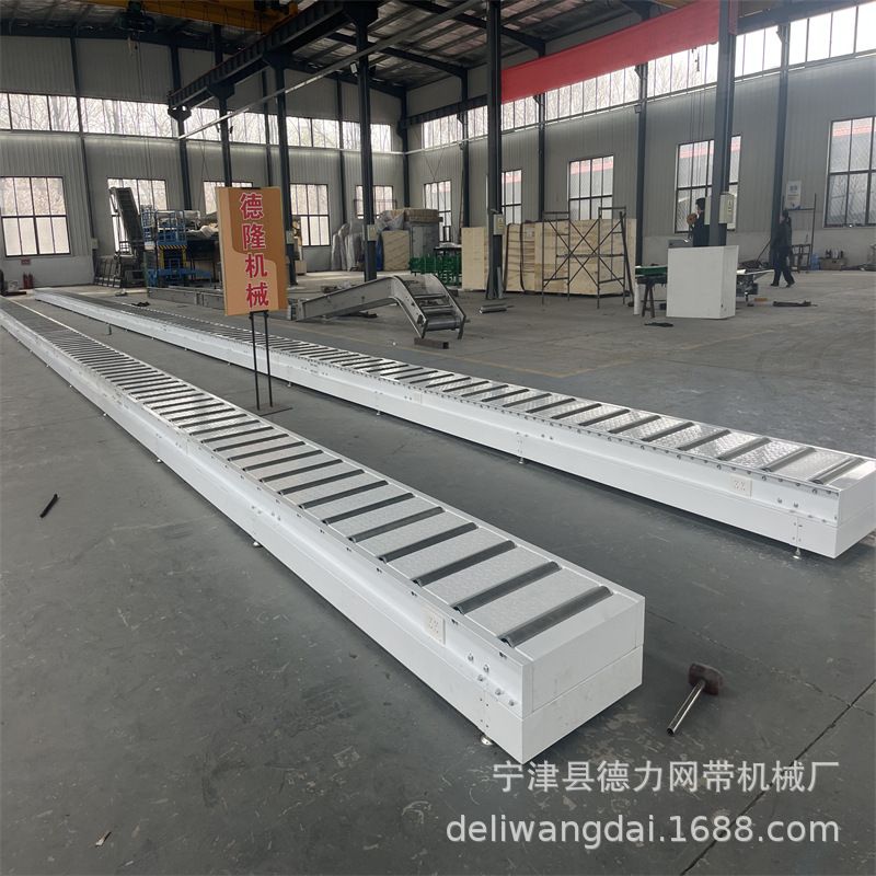 重型辊道线电车组装流水线无动力滚筒输送机车间生产线打包工作台