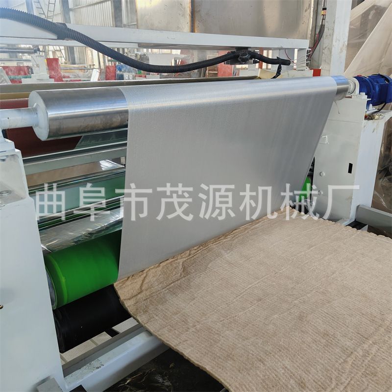 气凝胶毡铝箔玻纤布复合机 EVA热熔胶双面涂胶贴面机卷对卷贴合机
