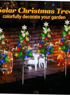 Christmas tree decorations Solar Led Light Outdoor Wall Lamp