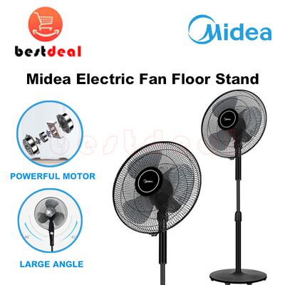 Midea Electric Fan Floor Stand fan 5 Leaves Remote Control