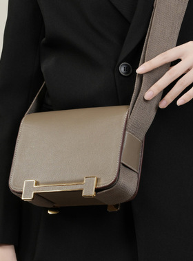 新款Geta bag木屐包真皮女包宽肩带单肩斜挎包包百搭空姐包小方包