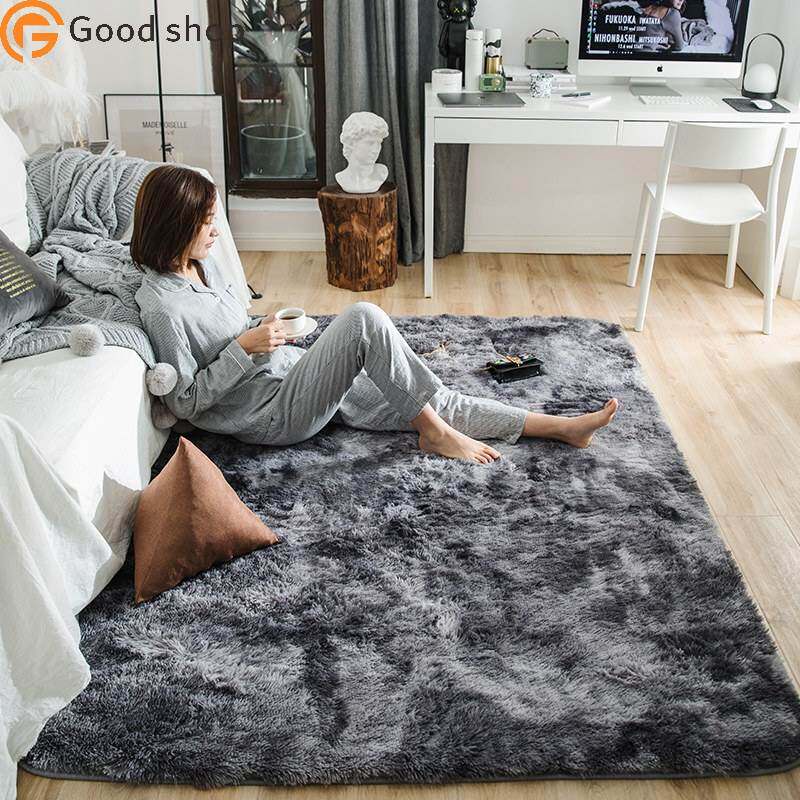 Plush Carpets For Living Room Soft Fluffy Rug Home Decor