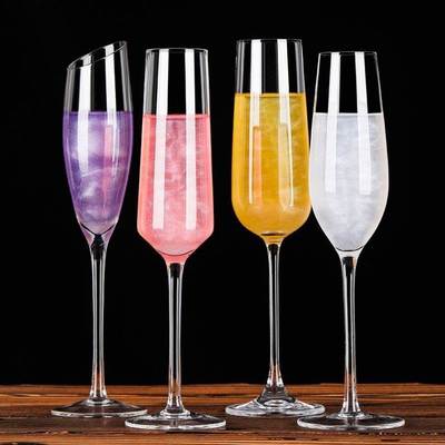 Household glass champagne glass red wine glass goblet 红酒杯