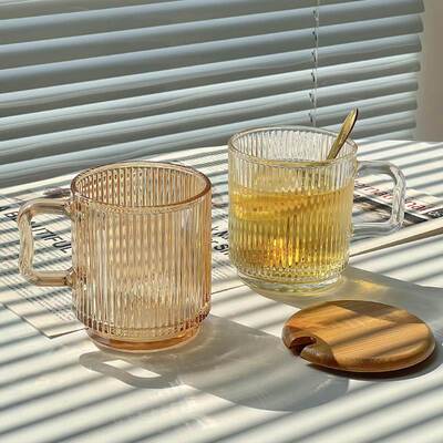 Creative mug cup with cover drink cup big capacity coffee