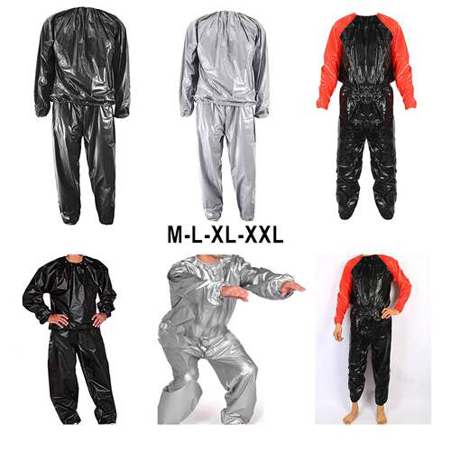 2021Unisex Sauna Suit Heavy Duty Fitness Weight Loss Sweat