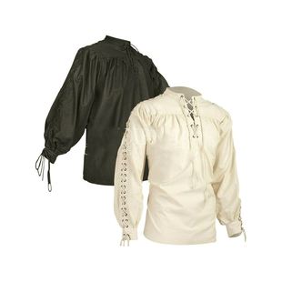 Renaissance shirt Gothic men's soldier shirt