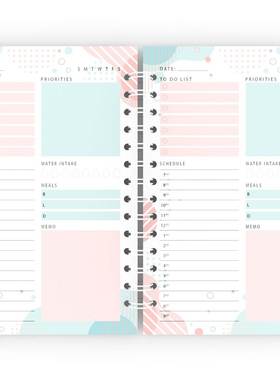 Kids notebook schedule book EfficiencyStudy planner agenda