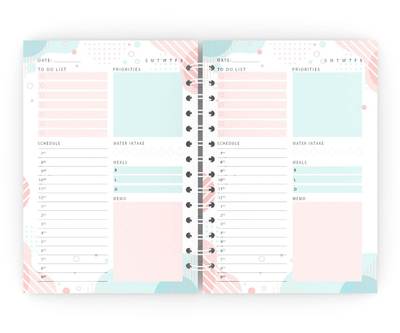 Kids notebook schedule book EfficiencyStudy planner agenda