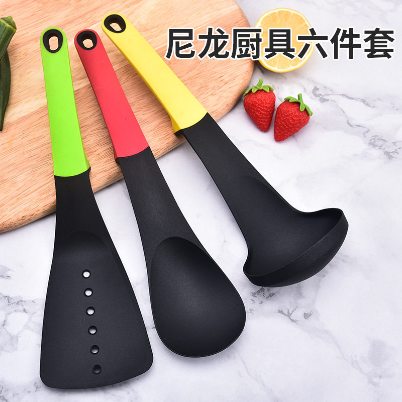 硅胶厨房尼龙厨具七件套