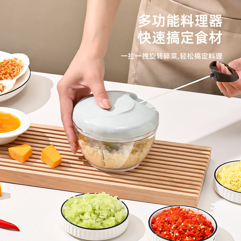 蒜泥器手动拉厨房多功能
