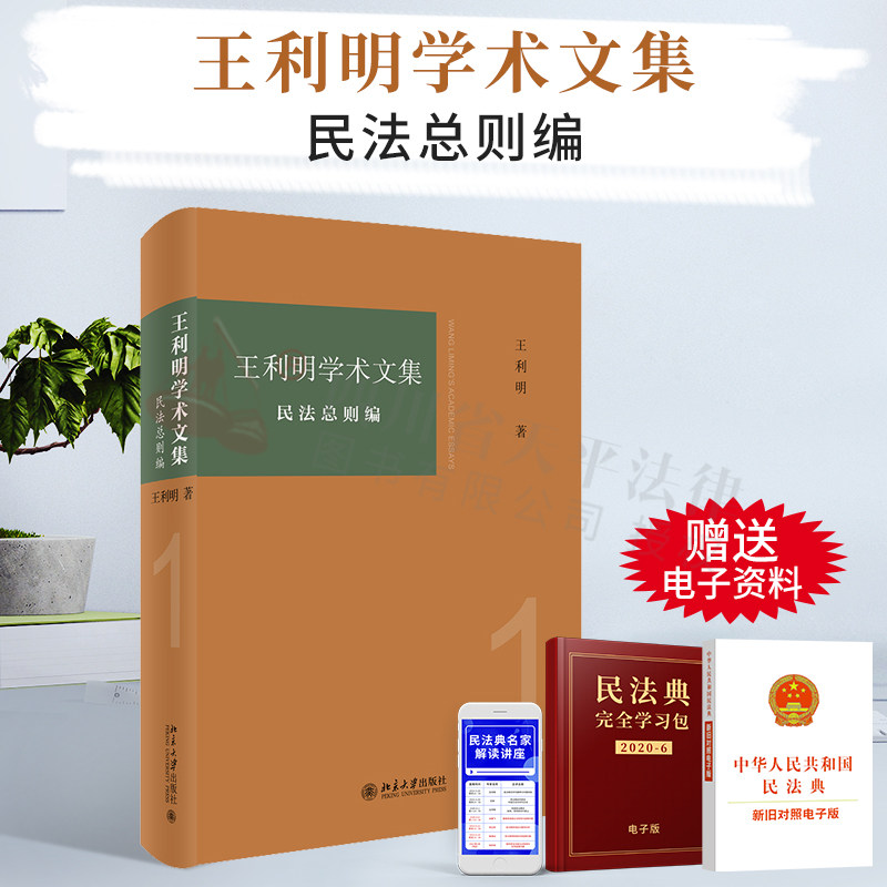 正版 2020新版 王利明学术文集 民法总则编 北大 民法典体系及价值民法的发展民法总则民法的适用 附民法典与既有法律条文对照表