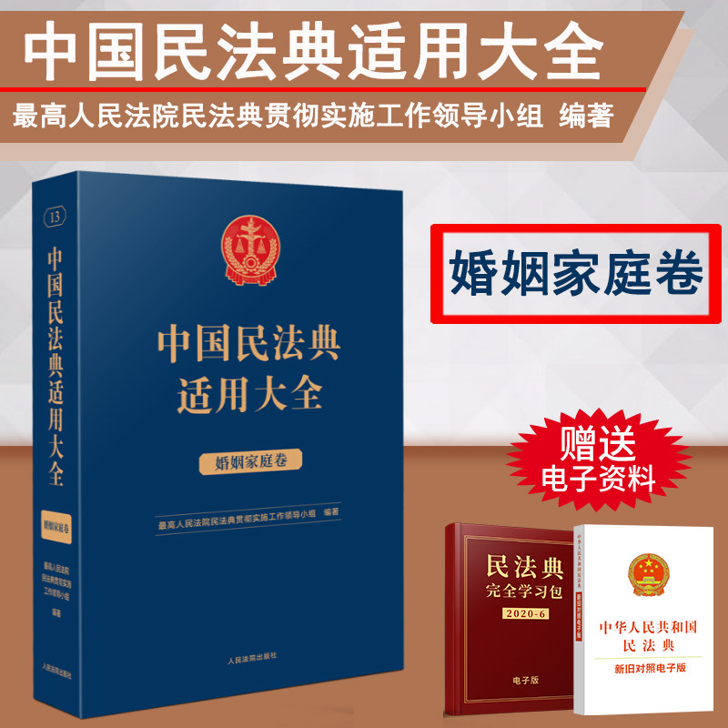 正版2023新书 中国民法典适用大全 婚姻家庭卷 法典卷法规汇编关联规定条文释义指导案例类案检索法律实务书籍 人民法院出版社