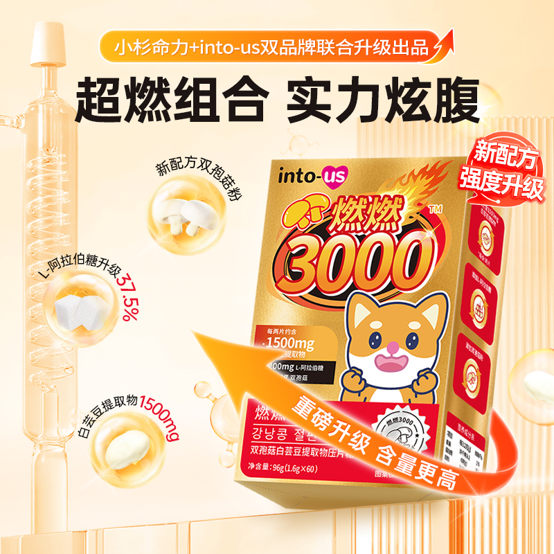 intous燃燃小控热3000白芸豆压片