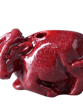 辰世朱砂十二生肖散件手链配饰牛年红色手串DIY手饰品