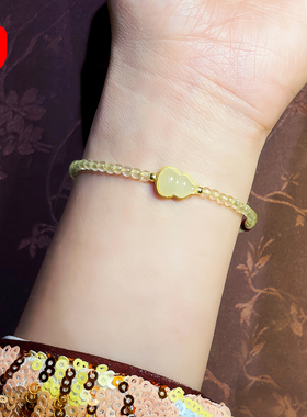 女999纯银古风转运珠手链