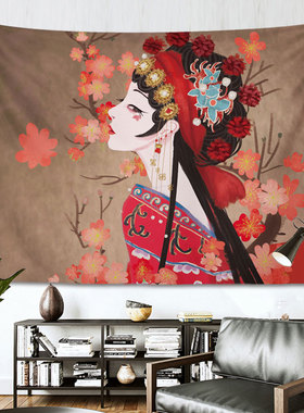 挂毯装饰潮流风挂布背景布布置客厅卧室出租屋创意主播床头挂画