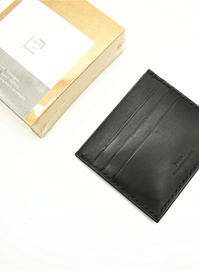 jousyu经典卡片式卡包卡片收纳手工缝制植鞣牛皮头层牛皮