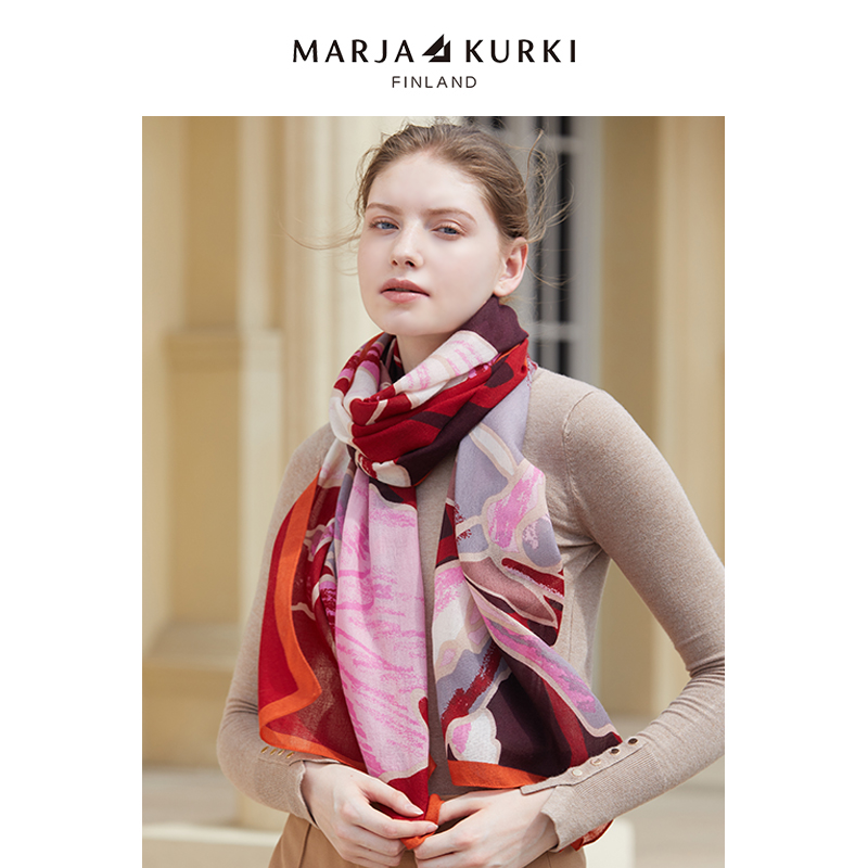 羊毛围巾女冬季披肩外搭