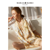 MARJAKURKI玛丽亚古琦法国进口高级感丝巾女妈妈披肩真丝围巾礼盒