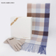 MARJAKURKI玛丽亚古琦双面格子羊毛羊绒围巾女羊毛手套两件套礼盒
