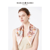 MARJAKURKI玛丽亚古琦小方巾丝巾女高级感领巾真丝围巾头巾礼盒装