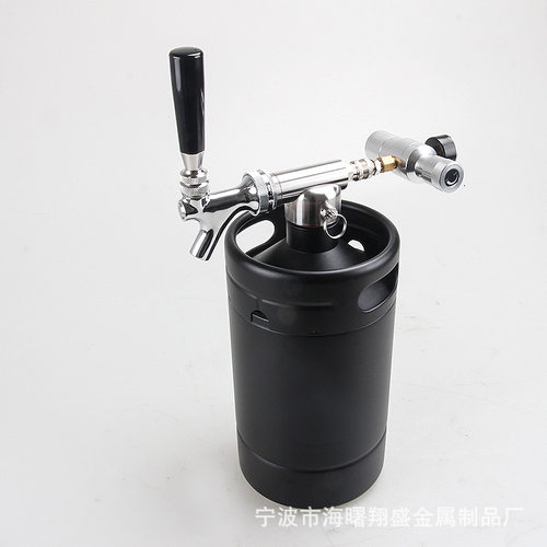 2L迷你小桶双层保温户外加压304不锈钢家酿自酿生啤酒打酒器系统