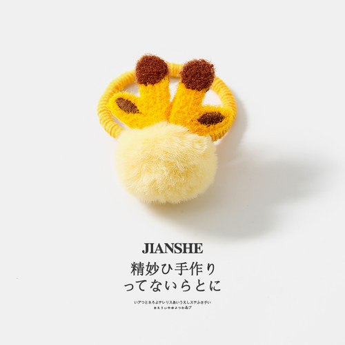 儿童可爱卡通皮筋兔耳朵头绳扎发