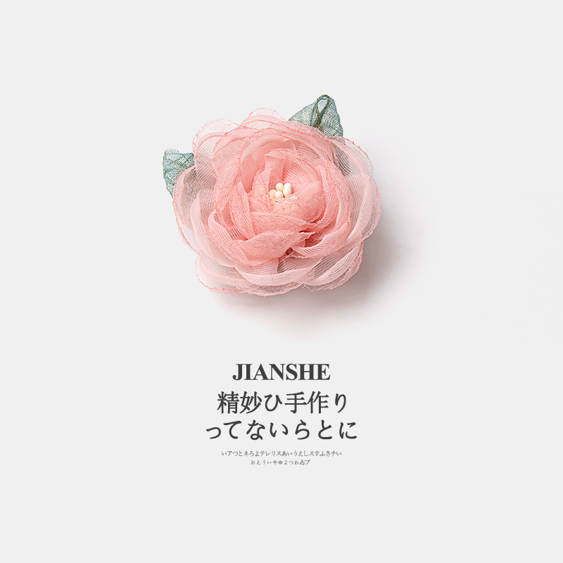 胸针发夹两用2024新仿真花朵配饰