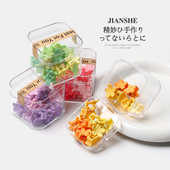 15个装 儿童迷你磨砂花朵小抓夹宝宝刘海侧边发夹碎发夹发卡头饰