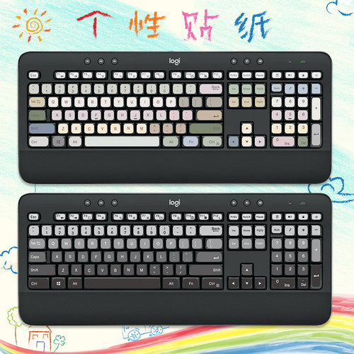 适用于MK540/545键盘贴纸可定制