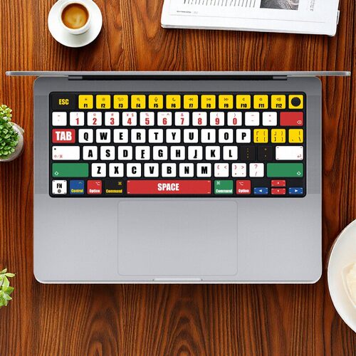 适用MacBook键盘贴纸 不留胶Mac键盘装饰贴 超薄防油光不影响散热