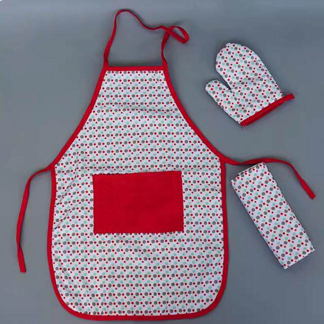 幼儿园儿童围裙蛋糕烘培料理工具厨房玩具过家家扮演烹饪套装11件