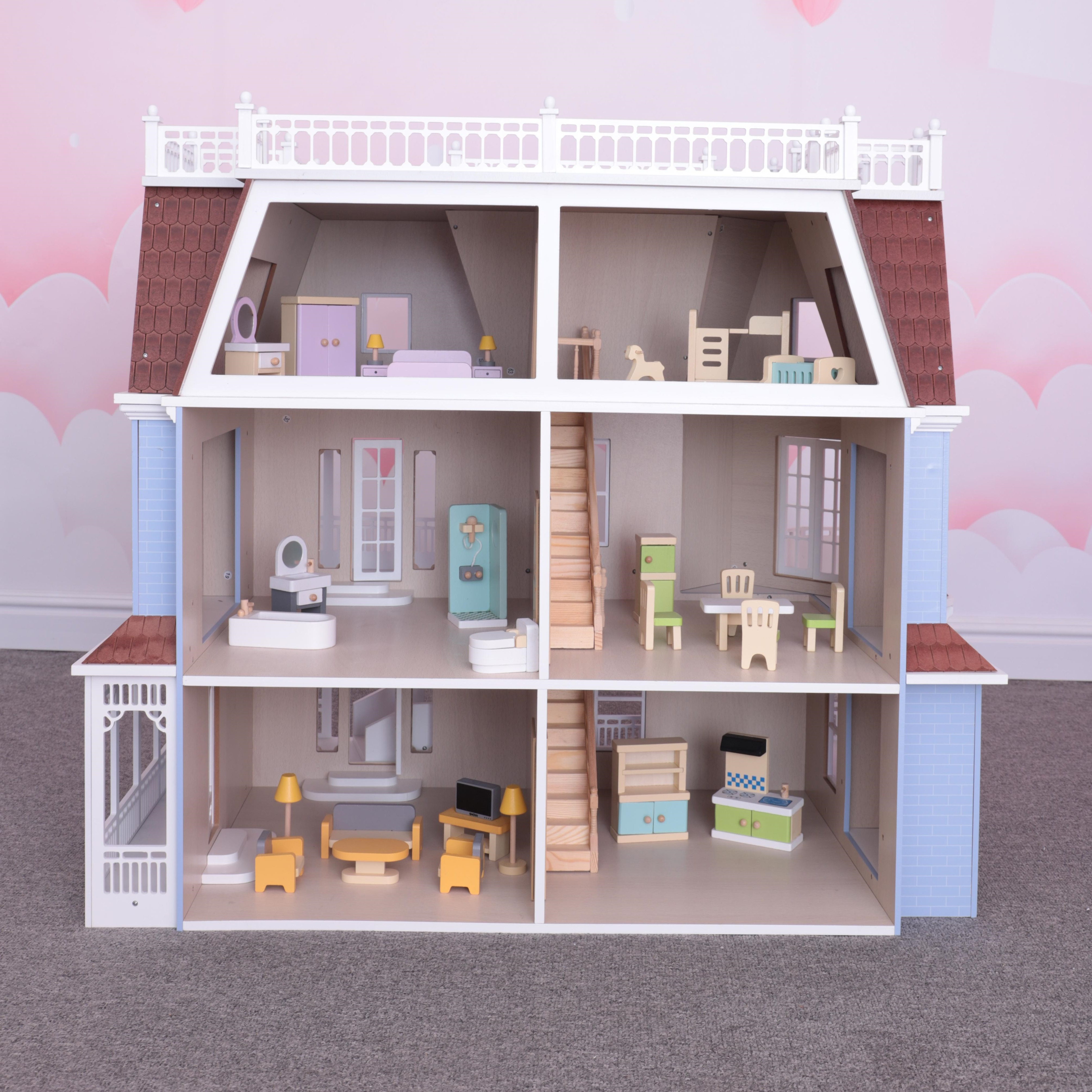 全球独创超大木制英国仿真城堡