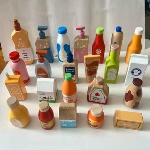 ins风木制洗手液瓶仿真过家家厨房配件男女孩宝宝儿童玩具礼物,玩具/童车/益智/积木/模型,过家家玩具,淘宝优惠券,粉丝福利购,淘宝优惠卷